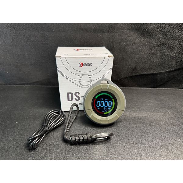 1 Gasdoc DS-100 Portable Rechargeable Carbon Monoxide Detector - Brand New