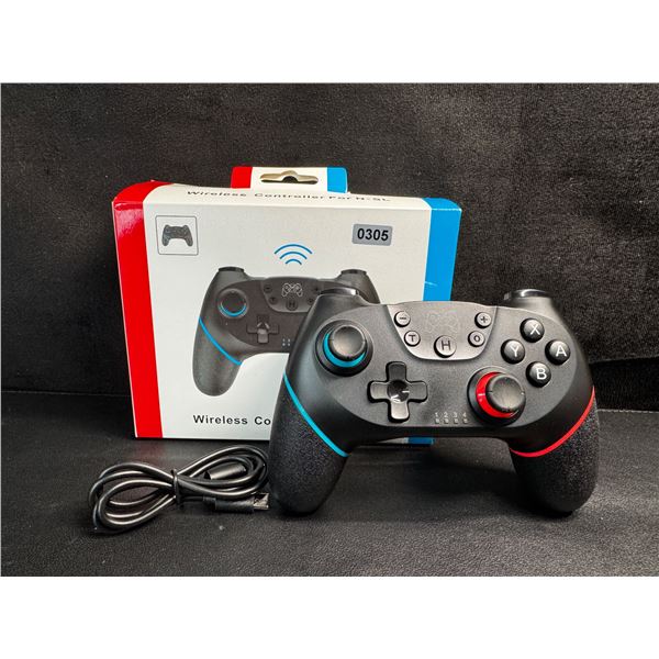 1 Blue and Red Wireless Nintendo Switch Controller USBC Rechargeable - New