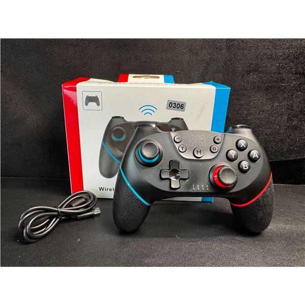 1 Blue and Red Wireless Nintendo Switch Controller USBC Rechargeable - New