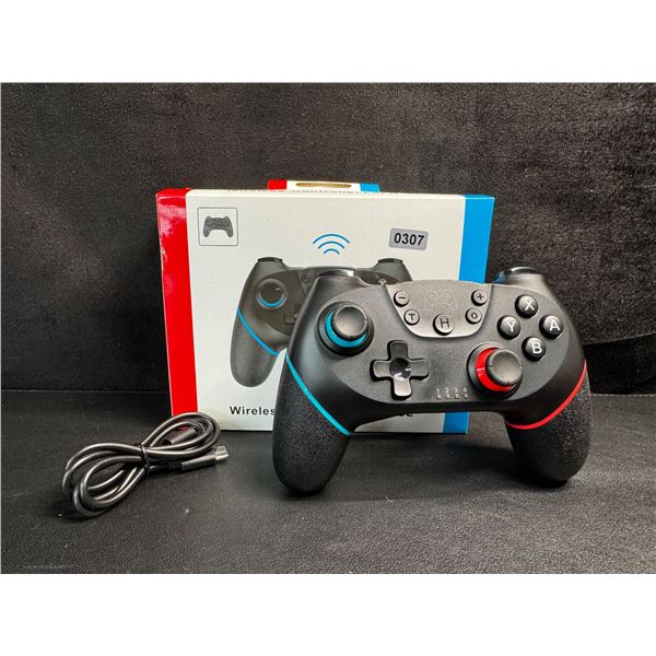 1 Blue and Red Wireless Nintendo Switch Controller USBC Rechargeable - New