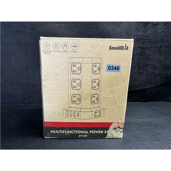 1 SmallRT Multifunctional Power Strip with USBA/USBC and 110v Outlets - New