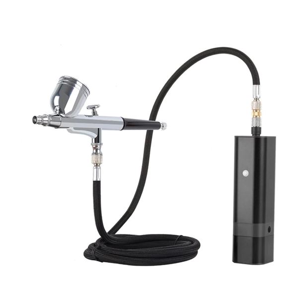 1 TM80S Multifunctional Airbrush Kit with Portable Rechargeable Compressor - New