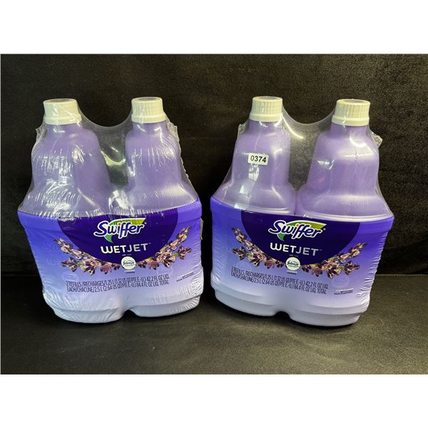 2 2-Packs of Swiffer Wet Jet Refills - 4 Bottles Total! - New