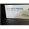 Image 2 : 1 Portable Smart Bluetooth Inkless Thermal Printer - New