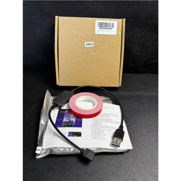 1 9.6ft/3m TV/Accessory/Hobby LED Backlight Kit with Remote and App Control - New