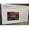 Image 3 : 1 Large Display 11.5" LED Digital Calendar Clock for Seniors - New Sealed