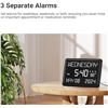 Image 6 : 1 Large Display 11.5" LED Digital Calendar Clock for Seniors - New Sealed