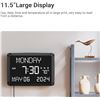 Image 8 : 1 Large Display 11.5" LED Digital Calendar Clock for Seniors - New Sealed