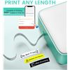 Image 9 : 1 Portable Bluetooth Label Maker Machine; Inkless Handheld Label Maker (Model: D1600) - New Sealed!