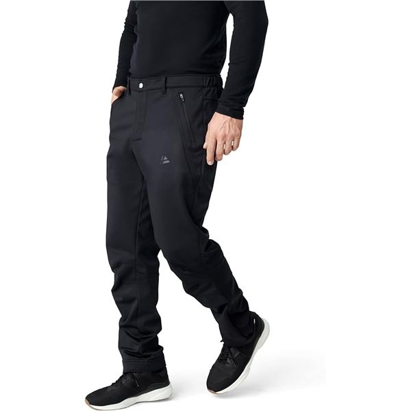 1 Danish Endurance Men's Softshell Pants; Fleece-Lined/Water-Repellent/Windproof Pants (XL) - New