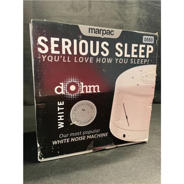 1 Marpac Dohm White Noise Sound/Sleep Machine - New Sealed!