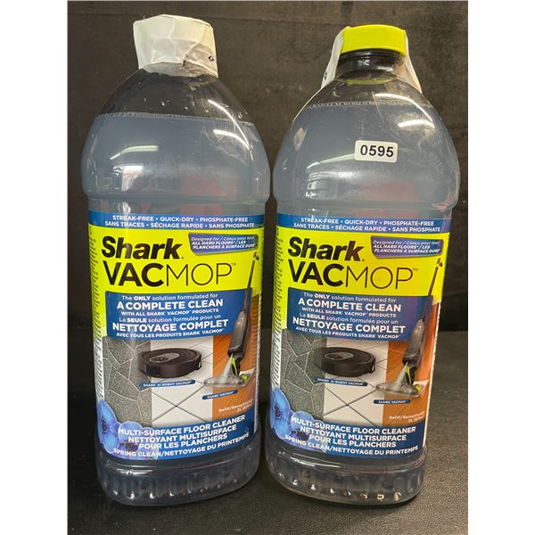 2 Jugs of Shark VacMop Multi-Surface Floor Cleaners - 2L - Brand New