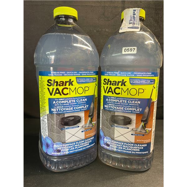 2 Jugs of Shark VacMop Multi-Surface Floor Cleaners - 2L - Brand New
