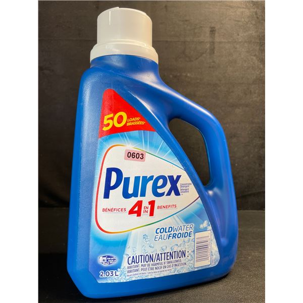 1 Jug of Purex Cold Water Liquid Laundry Detergent - 2.03L (50 Loads) - New