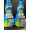 Image 1 : 2 Snuggle Original SuperFresh Liquid Fabric Softeners - 937ml Each - New