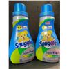 Image 1 : 2 Snuggle Original SuperFresh Liquid Fabric Softeners - 937ml Each - New