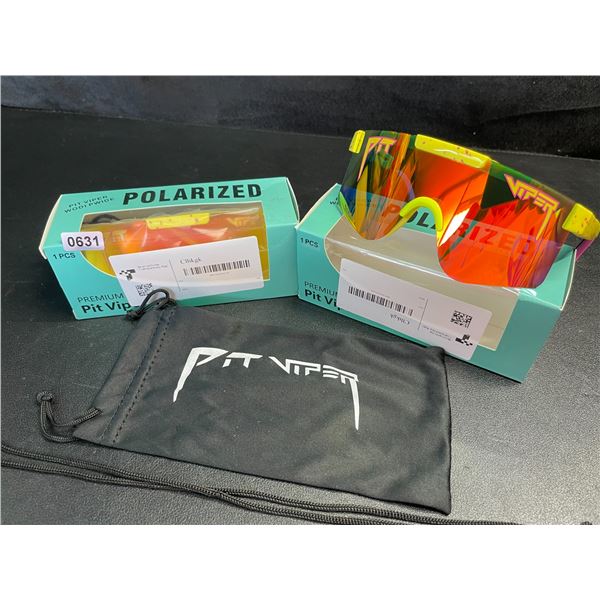 2 Pairs of Kids/Youth Pit Viper Polarized Sunglasses (For Ages 2-6yrs) - New