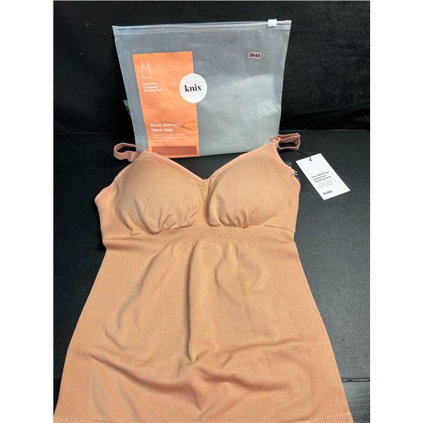 1 KNIX BlissFit Leakproof Nursing Tank - Size M - Pink Ginger - New w/ Tags