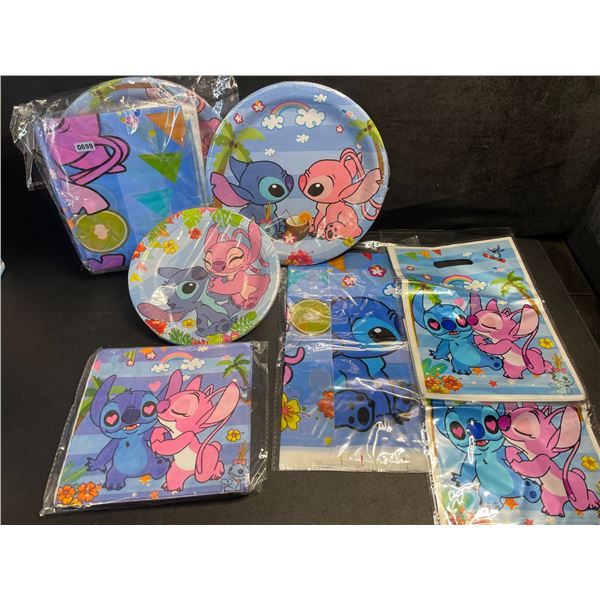 2 Lilo & Stitch Party Supply Sets (Plates, Napkins, Party Bags, Table Cloth, etc.) - New