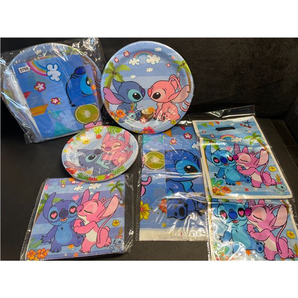 2 Lilo & Stitch Party Supply Sets (Plates, Napkins, Party Bags, Table Cloth, etc.) - New