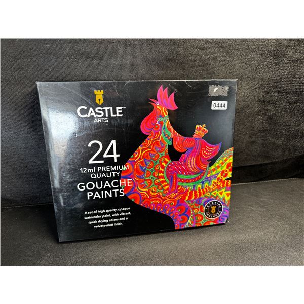 1 24-Pack of Castle Arts 12ml Premium Quality Gouache Paints - New