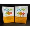 Image 1 : 2 Boxes of Ecover Natural Plant-Based Dishwasher Detergent/Powder - Citrus - 1.36kg - New Sealed