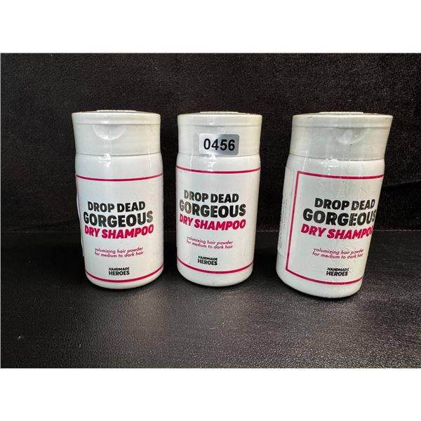 3 Handmade Heroes Drop Dead Gorgeous Dry Shampoo for Hair (Volumizing Hair Powder) - New