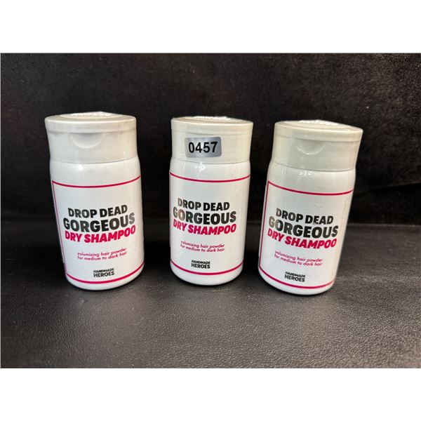 3 Handmade Heroes Drop Dead Gorgeous Dry Shampoo for Hair (Volumizing Hair Powder) - New