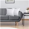 Image 5 : 2-Pack of Utopia Bedding Square Throw Pillow Inserts (18" x 18") - White - New (Dmg Box)