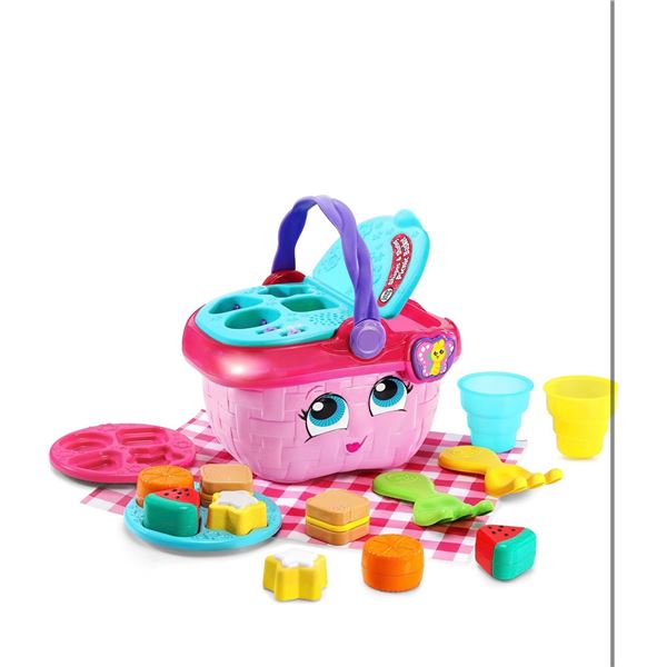1 VTECH Technologies Shapes and Sharing Picnic Basket Play Set - New