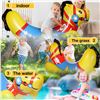 Image 2 : 1 Large Inflatable Rocking Horse Ride-On Pool Swim Float with Sprinkler (71" Size) - New in Box!