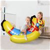 Image 5 : 1 Large Inflatable Rocking Horse Ride-On Pool Swim Float with Sprinkler (71" Size) - New in Box!