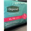 Image 2 : 1 Pack Depends Fresh Protection Adult Incontinence Underwear for Women (26 Count) XL - New