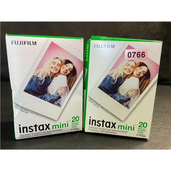 2 Boxes of Fujifilm Instax Mini Instant Film - 20 Sheets Each - New