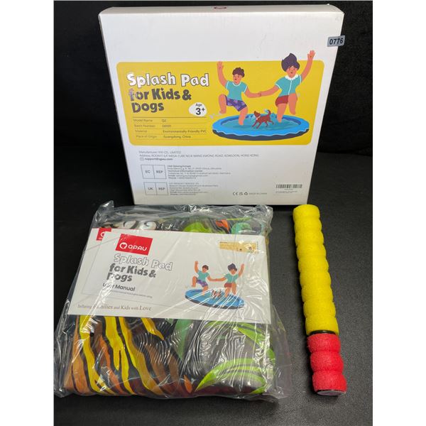 1 Splash Pad for Kids & Dogs - 67" Size - Brand New