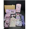 Image 3 : 1 Kuromi Cute Kawaii School Supplies Set; Assorted Kuromi Stationary Supplies - New
