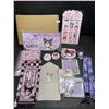 Image 3 : 1 Kuromi Cute Kawaii School Supplies Set; Assorted Kuromi Stationary Supplies - New