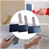 Image 4 : 3-Pack of Drywall Taping Knives (Set of 6", 8", & 10") Blue Steel Blade; Anti-Rust; Grip Handle; New