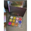 Image 4 : 4 Pressed Glitter Makeup Palettes; 12-Color Shimmer Glitter Eyeshadow Makeup Sets - Brand New