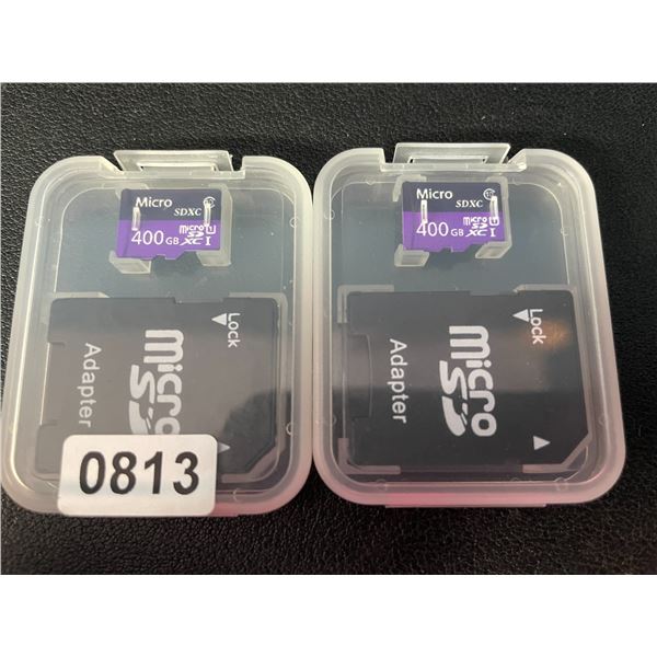 2 Micro SD Storage Cards (400GB Each) - New
