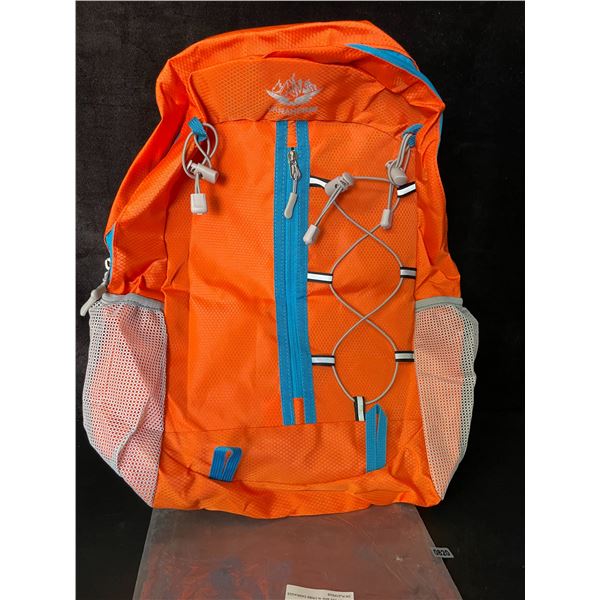 1 Water-Resistant Hiking Backpack for Outdoors/Travel; Foldable/Easy Storage Design - New