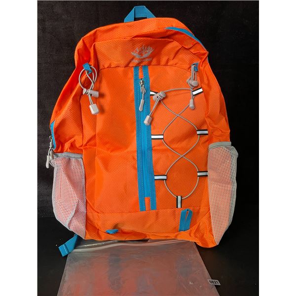 1 Water-Resistant Hiking Backpack for Outdoors/Travel; Foldable/Easy Storage Design - New
