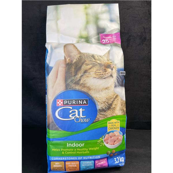 1 Bag of Purina Cat Chow Real Chicken Indoor Cat Food - 3.2KG Bag - New Sealed (BB: AUG 2026)