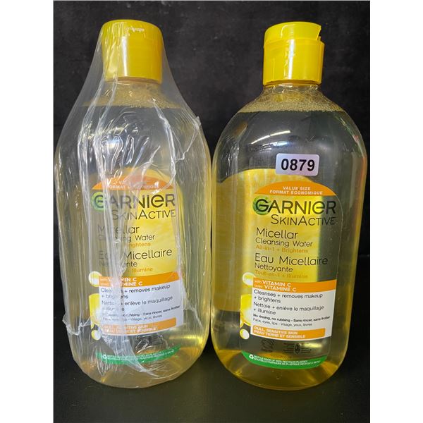 2 Garnier SkinActive Micellar Cleansing Waters - 700ml - New