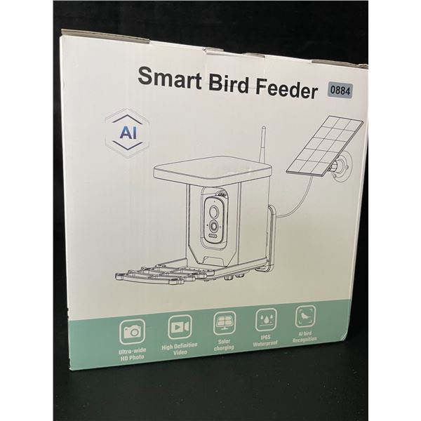 1 Solar-Powered Smart Bird House with Camera Inside - WiFi Bird Watching Camera Birdhouse - NEW