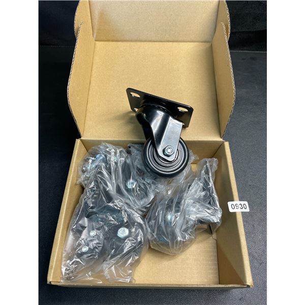 Box of 4 Heavy-Duty Caster Wheels (2-inch) - Brand New