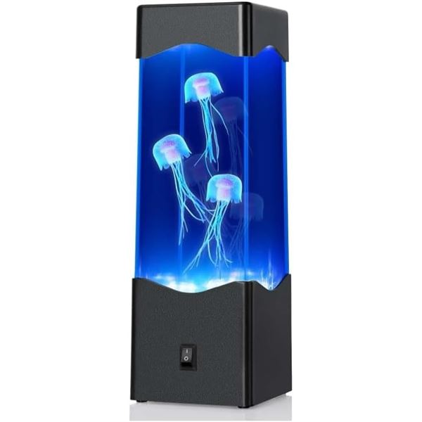 1 Jellyfish Lava Lamp - Multi-Color Jelly Fish Light - Brand New