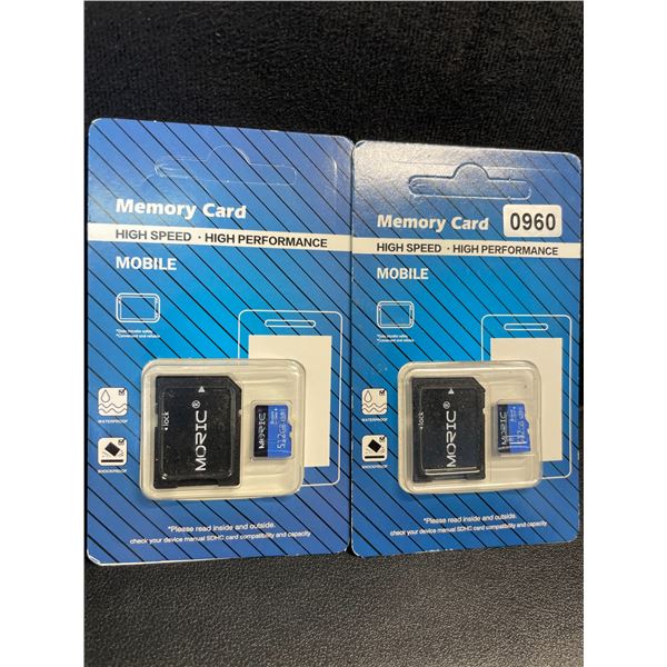 2 Micro SD Memory Cards - 512 GB - Brand New