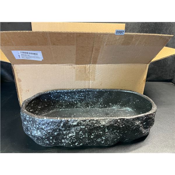 1 Mozing Retro Succulent Planter/Ceramic Planter Pot - 12.8" Size - New in Box