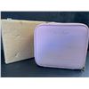 Image 2 : 1 Makeup/Cosmetic Travel Case with LED Mirror Built-In - Pink (10.6" x 9.4") - New